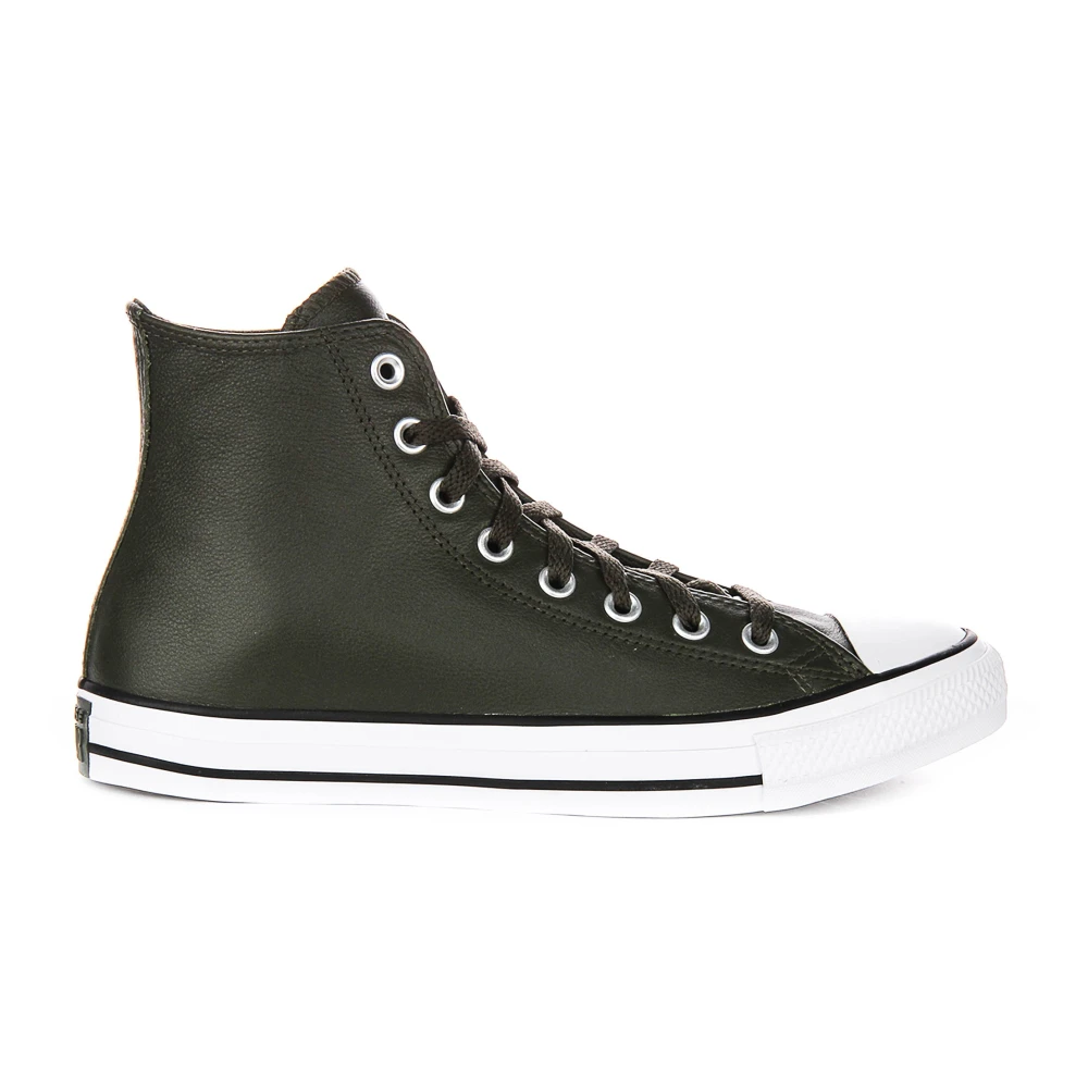 Converse Men's Green Leather High Top Trainer - Sneakers - 8 Uk - Shoes