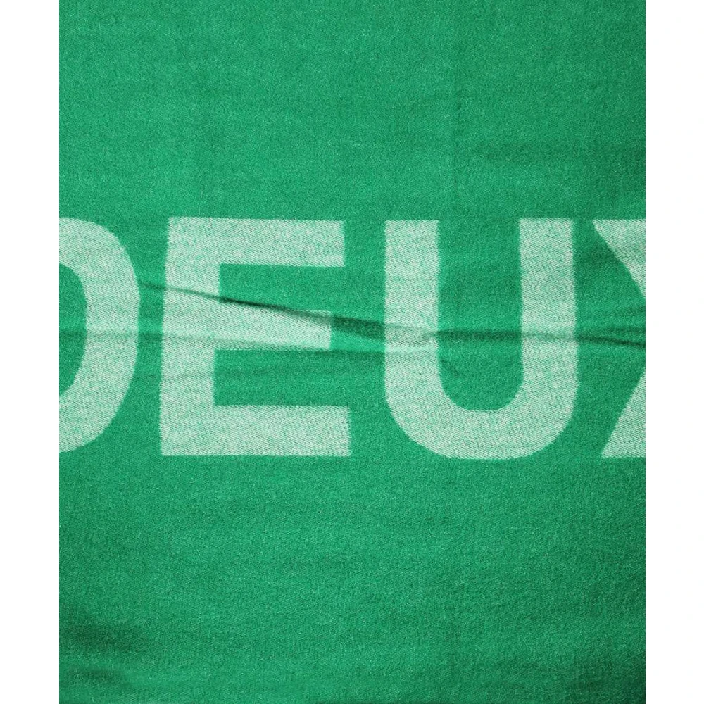 Les Deux Intarsia Woolen Sjaal Green Heren