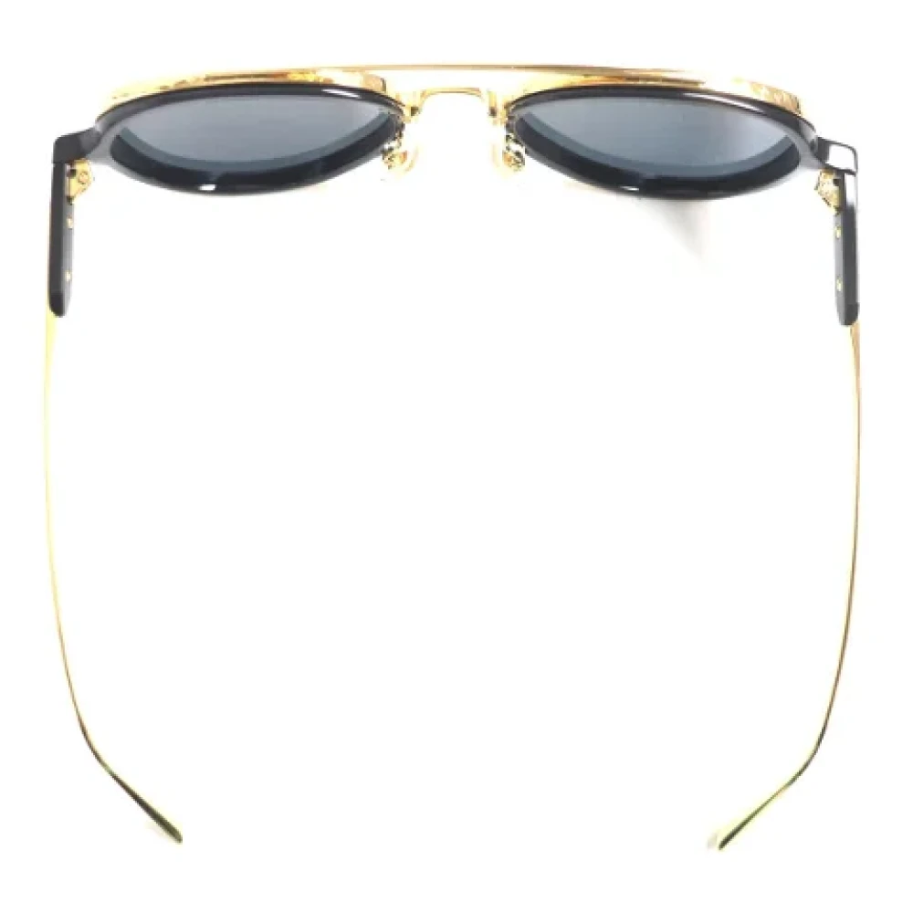 Louis Vuitton Vintage Pre-owned Metal sunglasses Yellow Dames