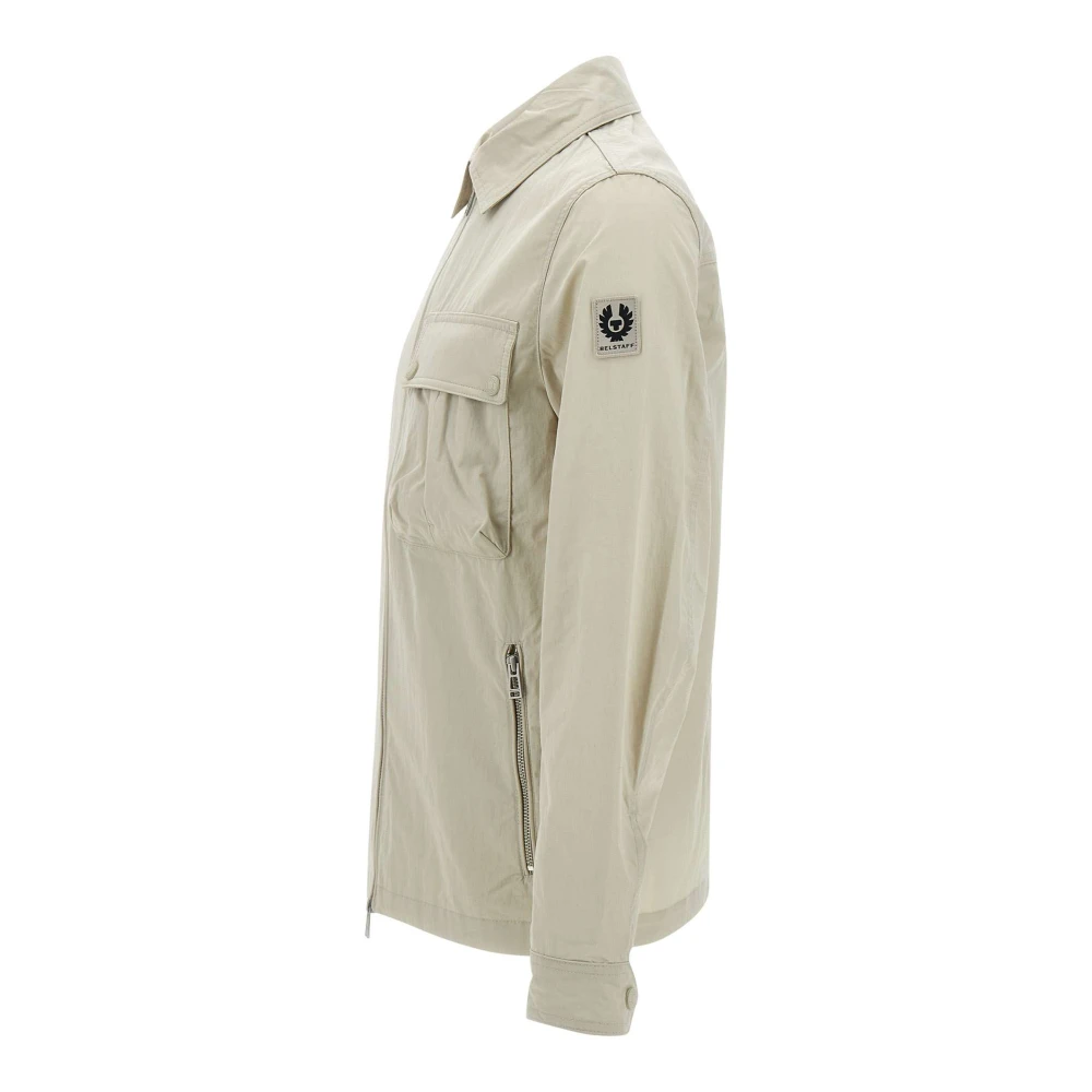 Belstaff Drome Overshirt White Heren