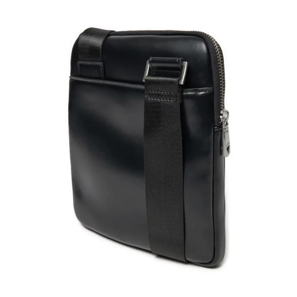 Guess Zwarte PU Leren Schoudertas Black Heren