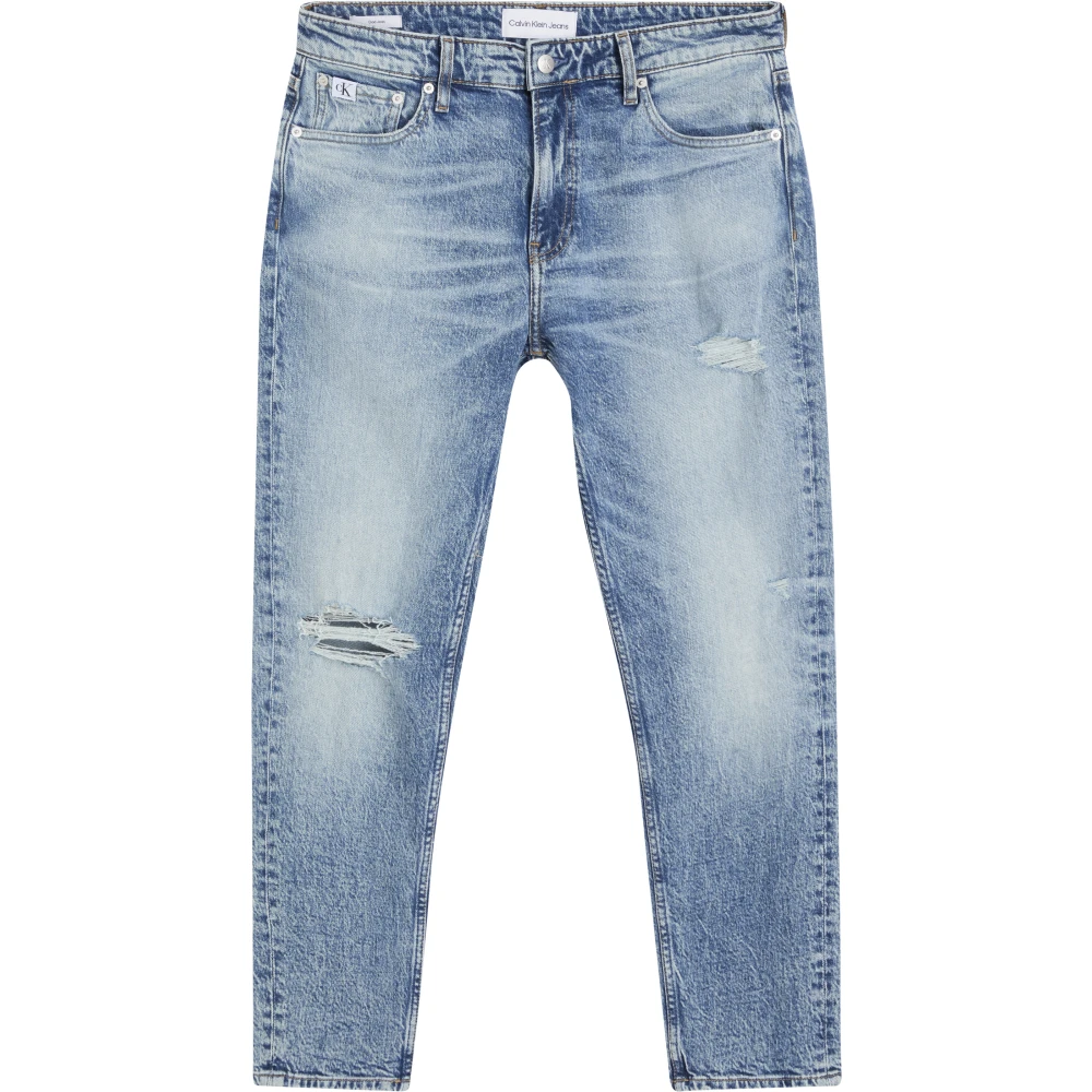 Calvin Klein Men's Blue Slim Fit Jeans, W33, Trousers