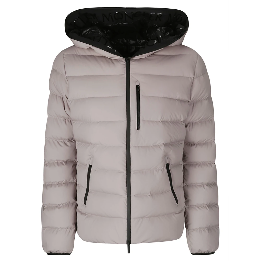 Moncler Herbe Jacket Stijlvolle Jas voor Vrouwen Pink Dames