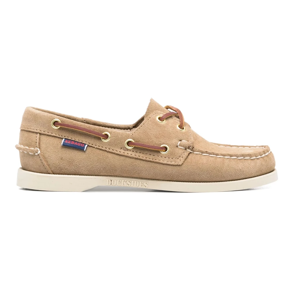 Sebago Beige Portland Artisan - Female - Boat Shoes - 5 Uk - Shoes