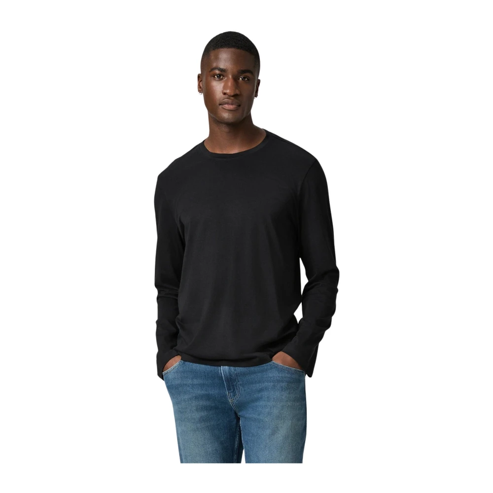 Paige Men's Black Long Sleeve T-Shirts, M, Broxton Long Sleeve Tee