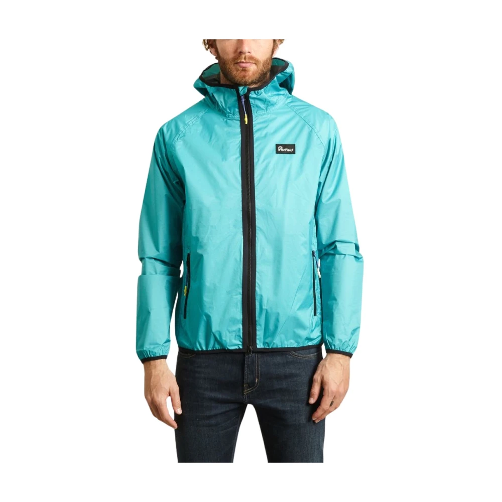 Penfield Turquoise Windbreaker Jas Blue Heren