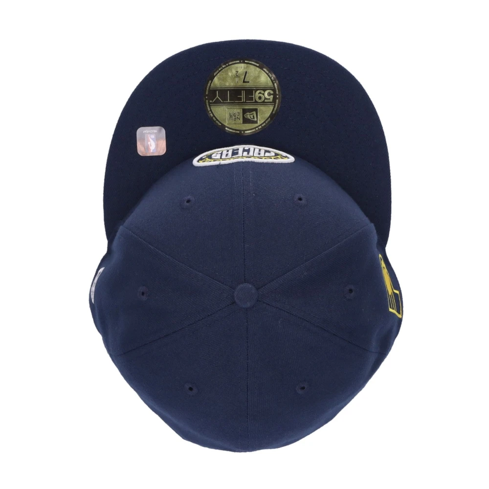 new era NBA City Night Flat Visor Cap Blue Heren