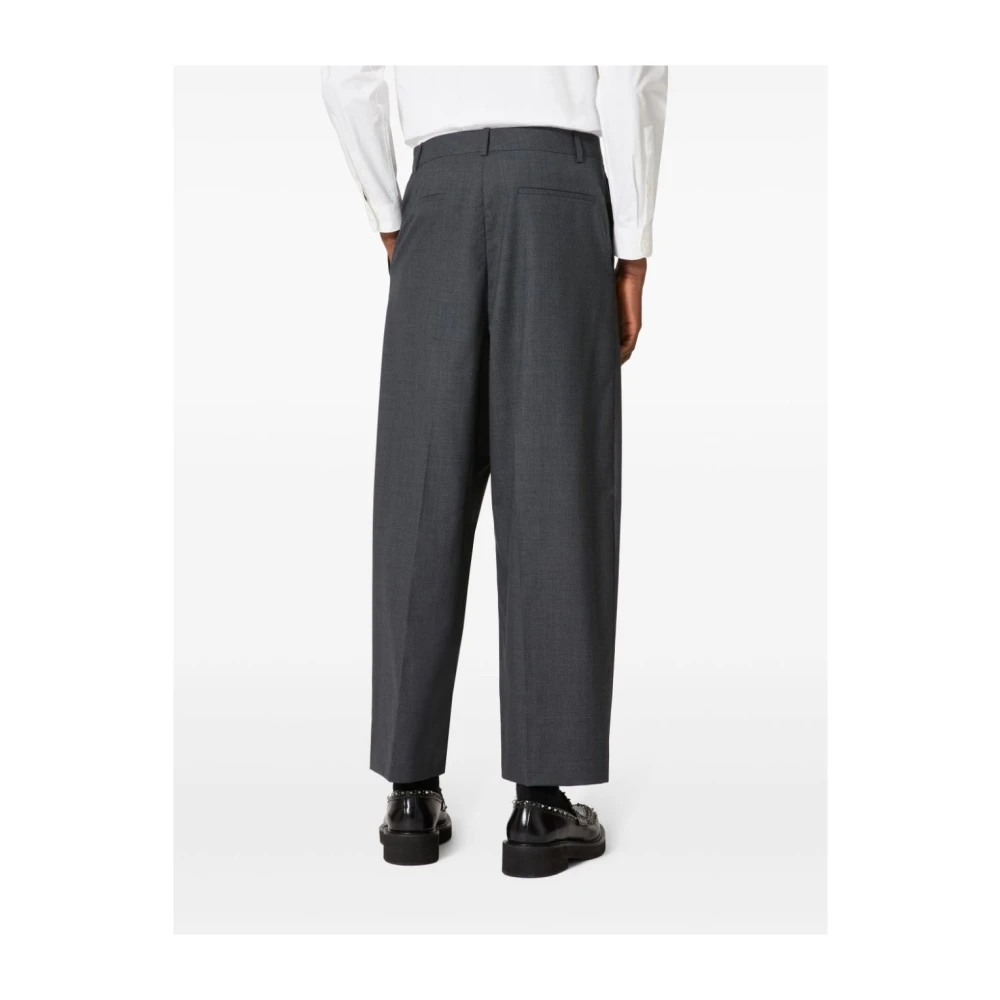 Valentino Garavani Grijze Stijlvolle Broek Gray Heren