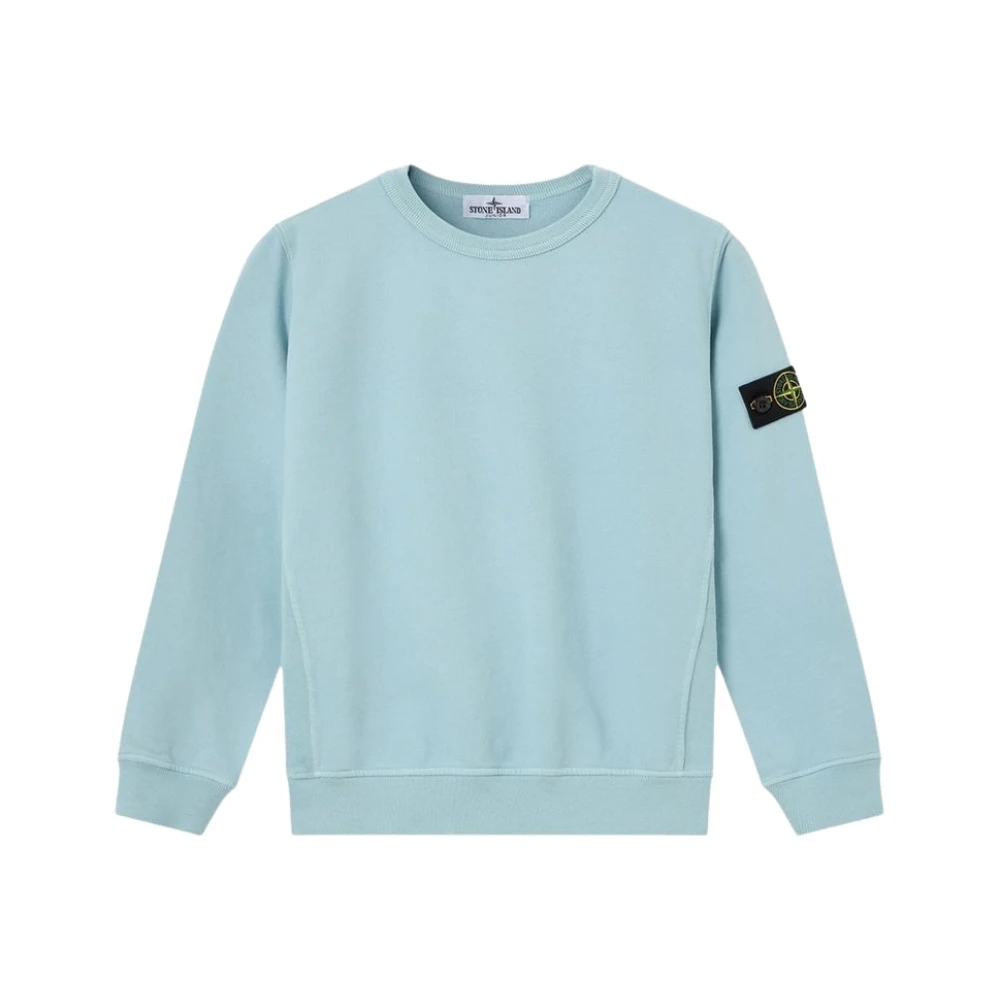 Stone Island S0a20-V004a Crew-Neck Sweatshirt - Unisex - Kids Sweatshirts - Blue - 2 Y - Kids