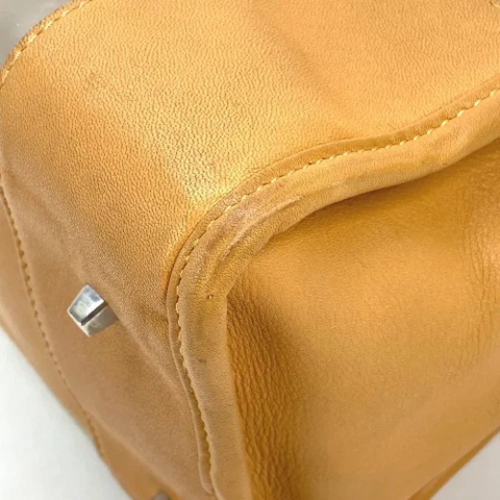 Loewe Pre-owned Fabric handbags Brown Dames