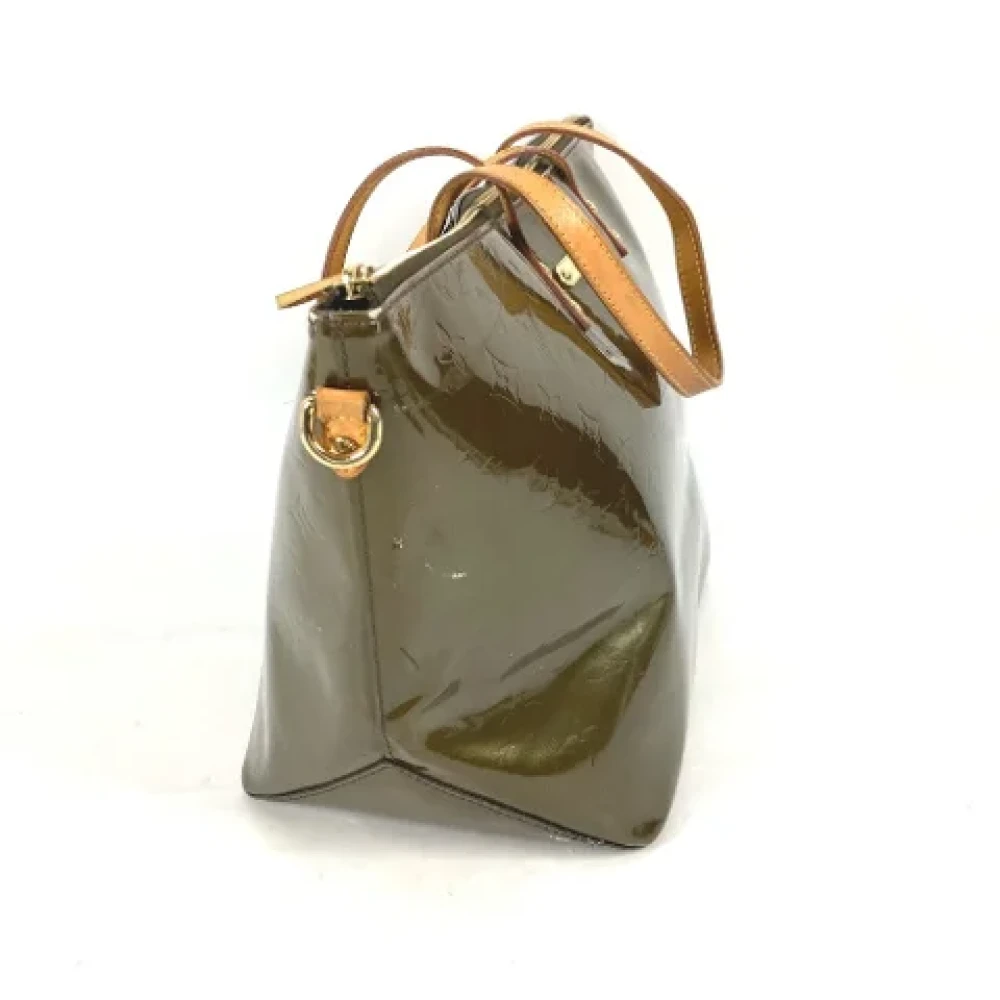 Louis Vuitton Vintage Pre-owned Cotton louis-vuitton-bags Green Dames