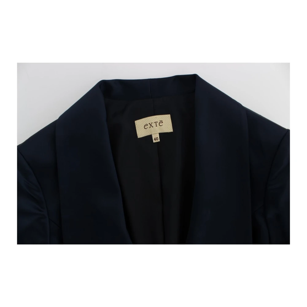Exte Blauwe Blazer Jas Vrouwen Gemaakt in Italië Blue Dames