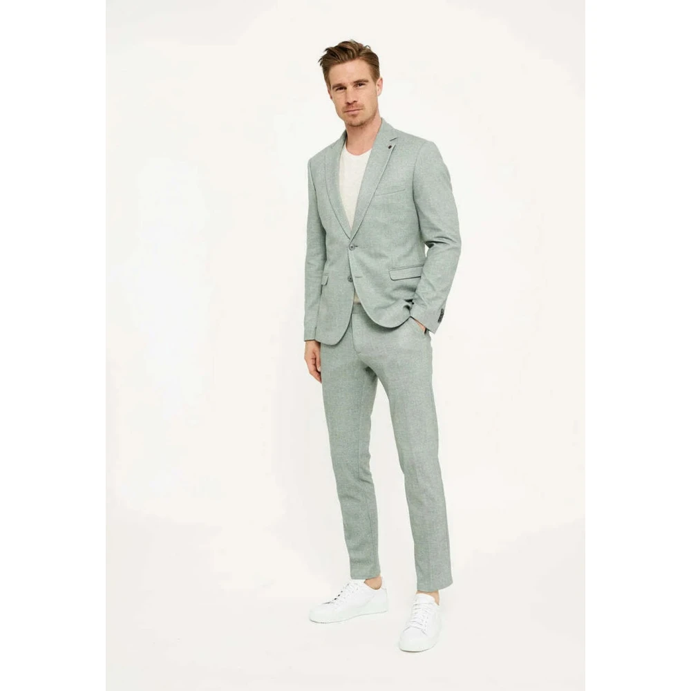 Zuitable Stijlvolle Heren Blazer Green Heren