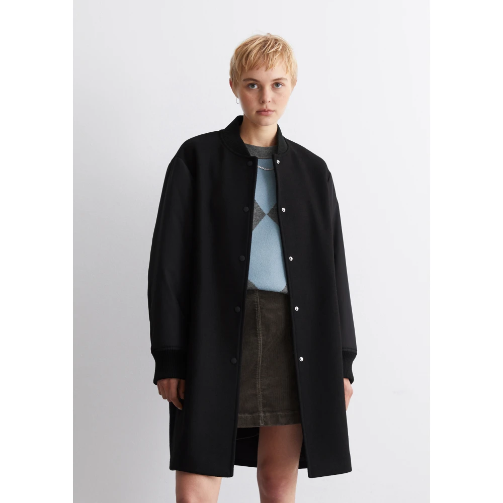 Marc O'Polo Varsity coat relaxed Black Dames