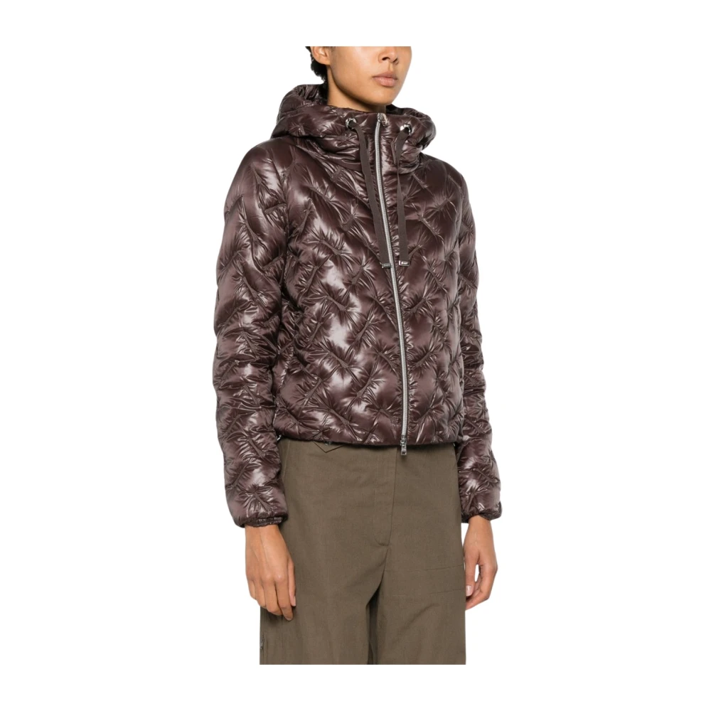 Herno Donna Marrone - Down Giacche - Jackets - Xs