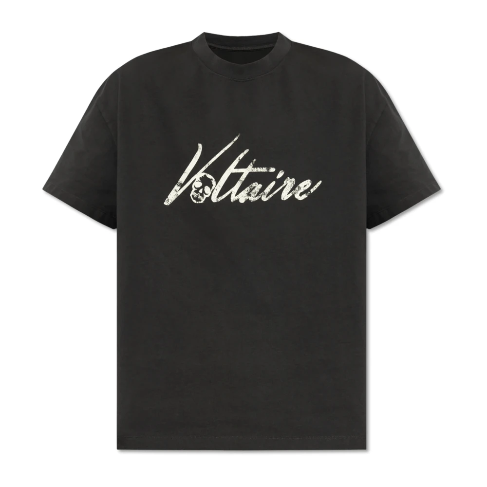Zadig & Voltaire T-shirt met 'Teddy' print Black Heren