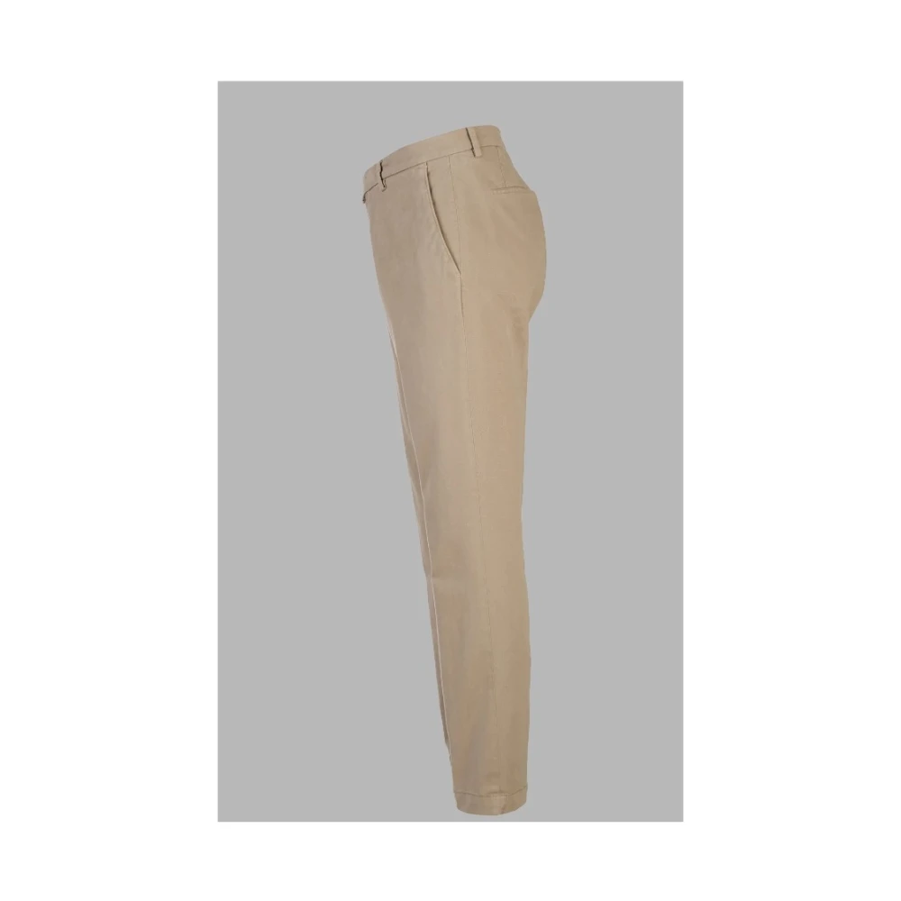 Briglia Slim Fit Katoenen Broek Brown Heren