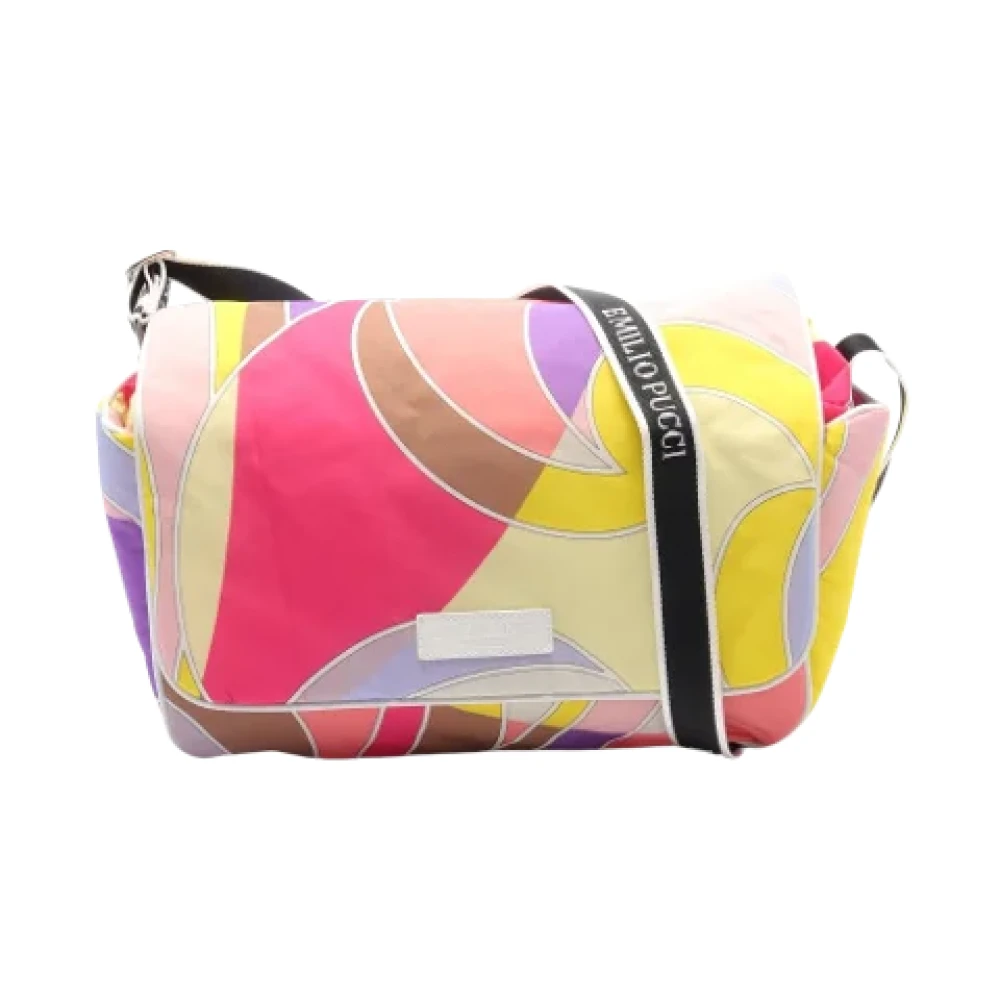 Emilio Pucci Pre-owned Leather shoulder-bags Pink Dames
