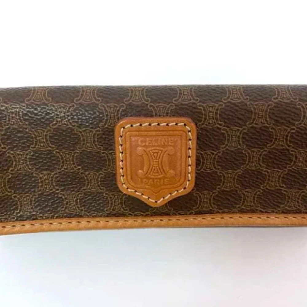 Celine Vintage Pre-owned Leather celine-bags Brown Dames