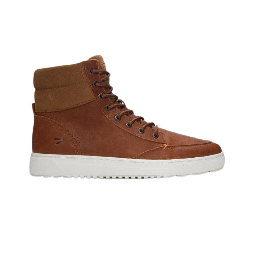 Hub - Hohe Top Sneakers Dublin 2.0 - Shoes - Herren - Braun - 42 Eu - Bild 3