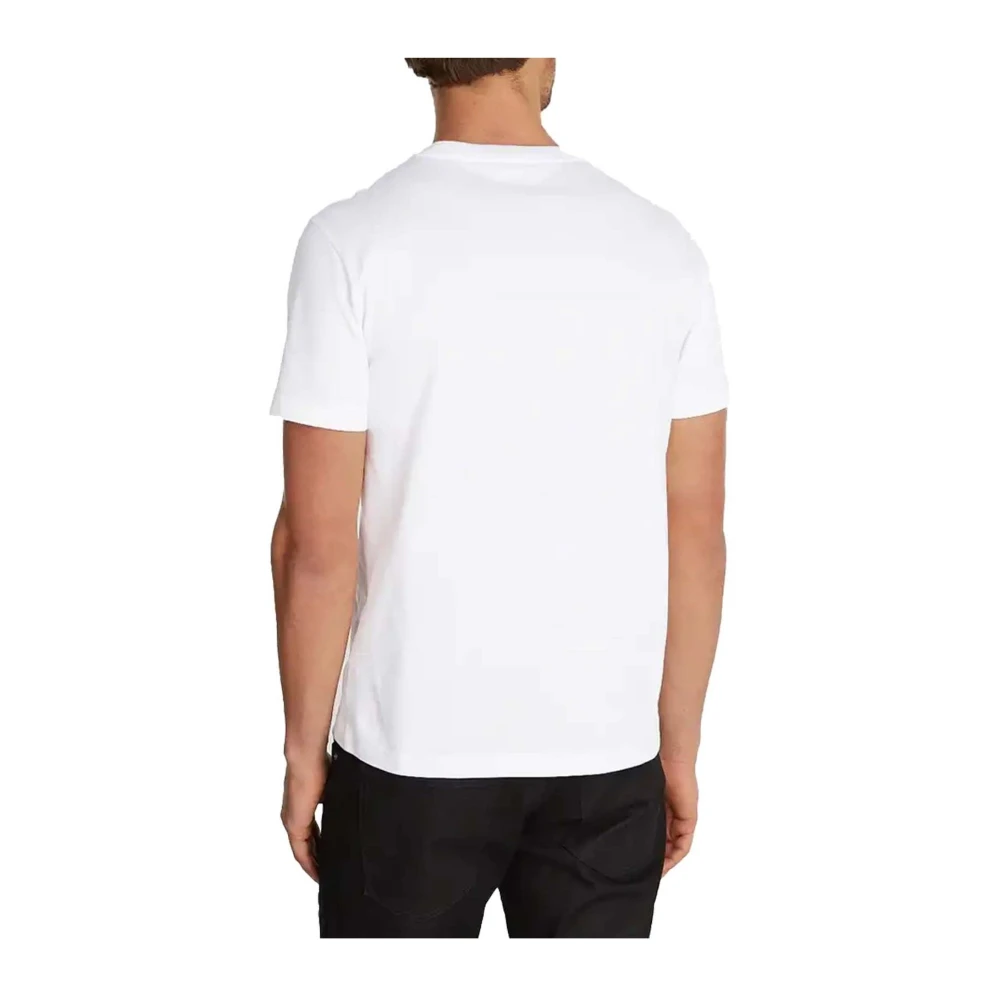 Calvin Klein Wit Katoen Logo T-Shirt White Heren