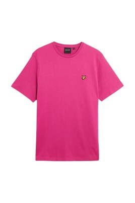 fuchsia-print-short-sleeve-t-shirt