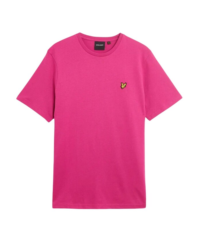 t-shirt-a-manches-courtes-imprime-fuchsia