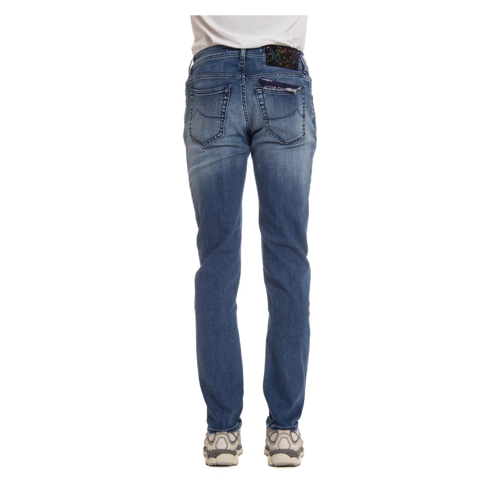 Jacob Cohën Luxe Denim Jeans Nick Fit Blue Heren