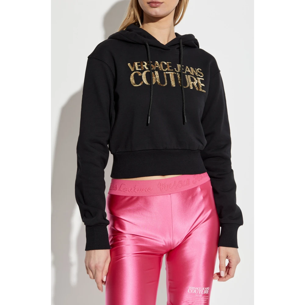 Versace Jeans Couture Hoodie Black Dames