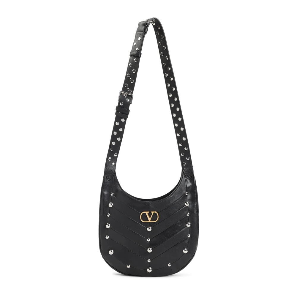 Valentino Garavani Women's Black Hoboho Vlogo Signature Small Shoulder Bag
