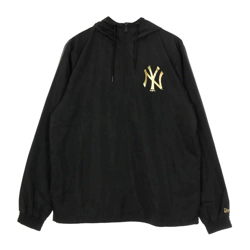 New era MLB Windbreaker met verstelbare capuchon Black Heren