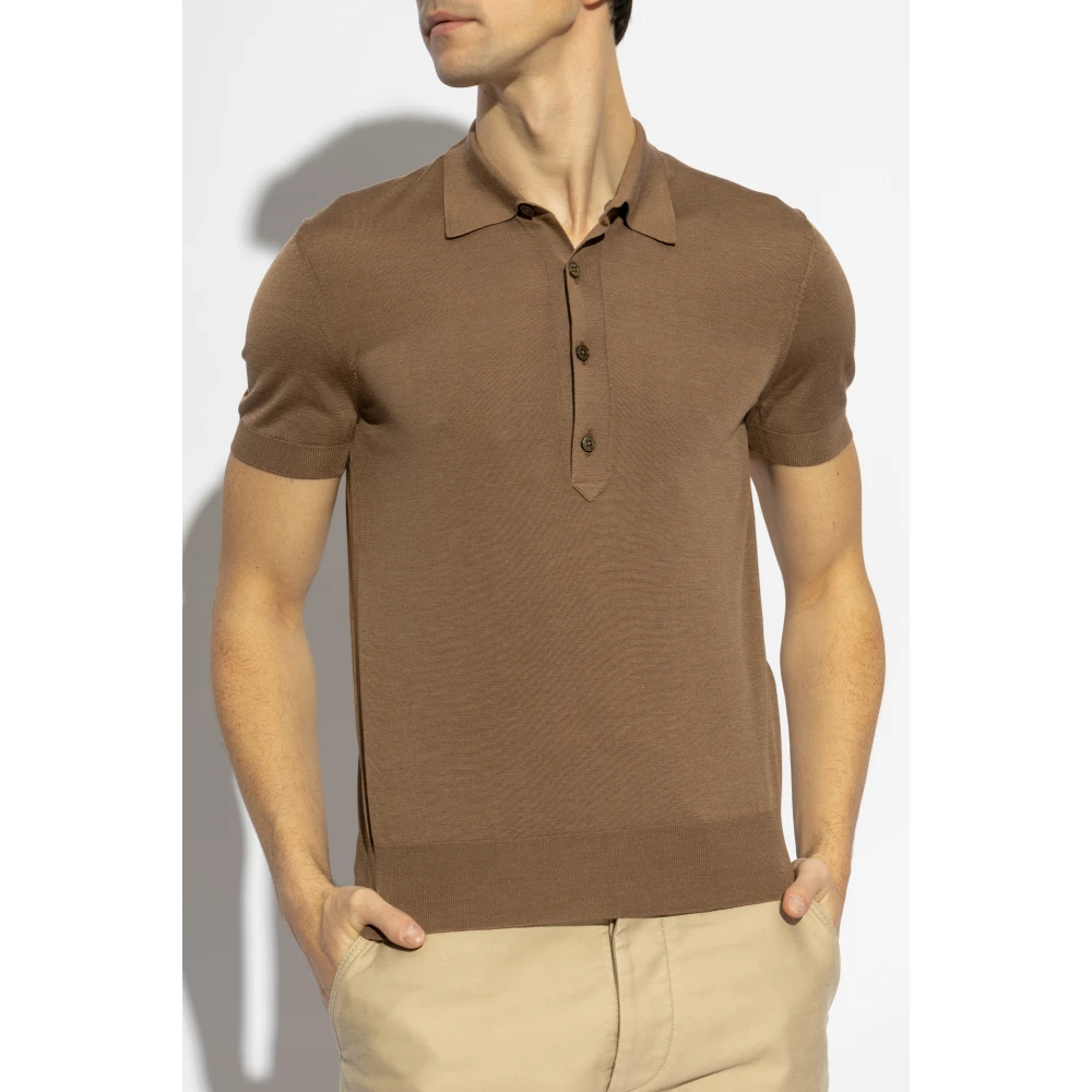 Tom Ford Polo Brown Heren
