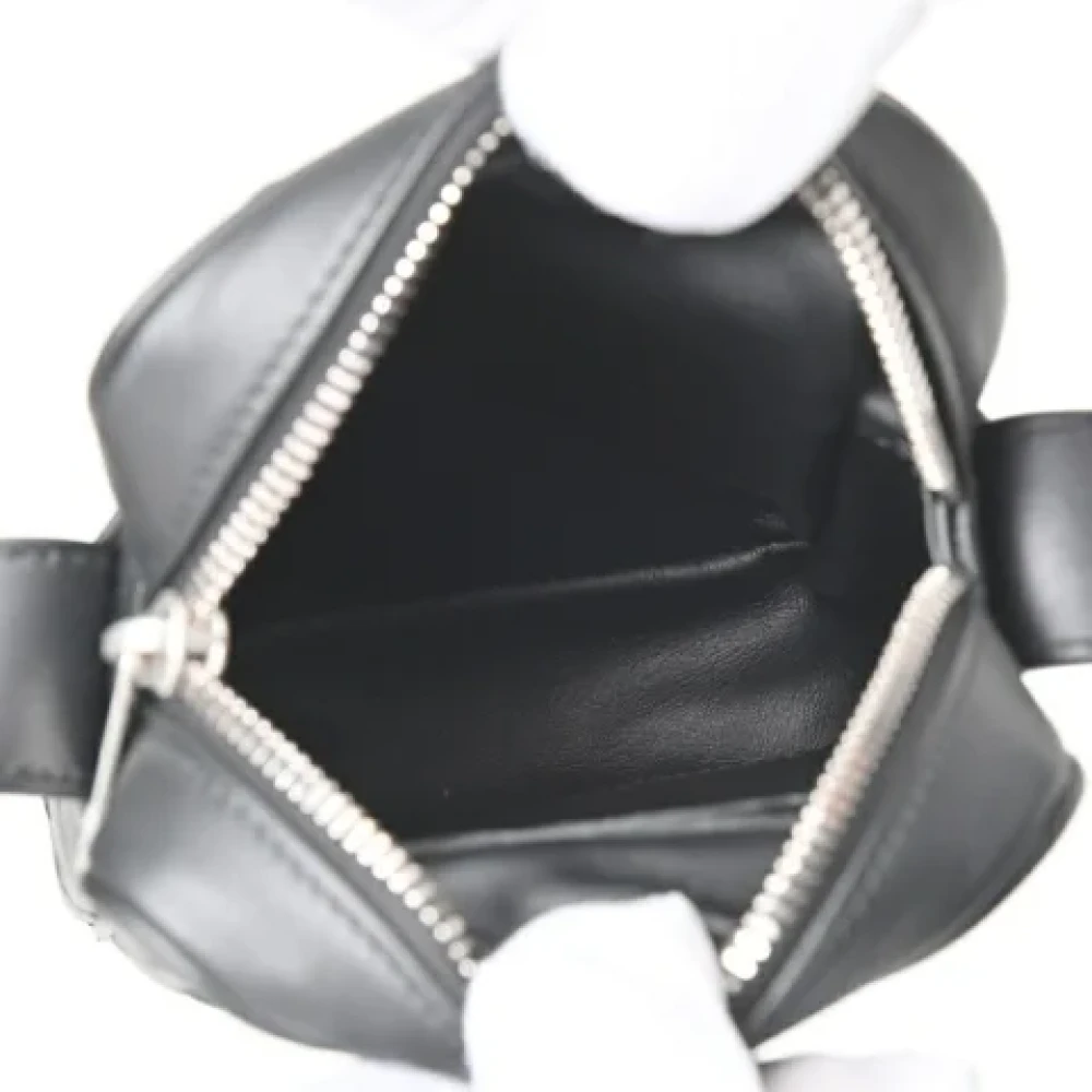Bottega Veneta Vintage Pre-owned Leather clutches Black Dames