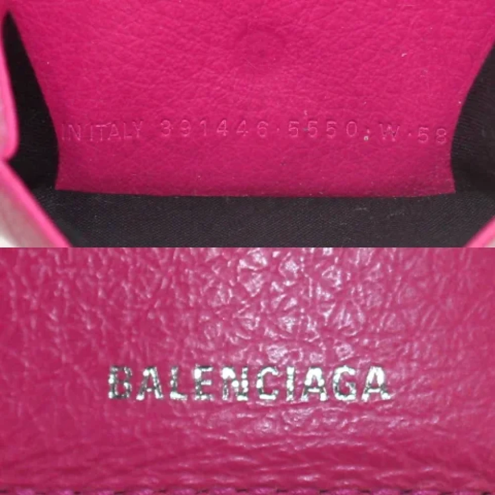 Balenciaga Vintage Pre-owned Fabric wallets Pink Dames