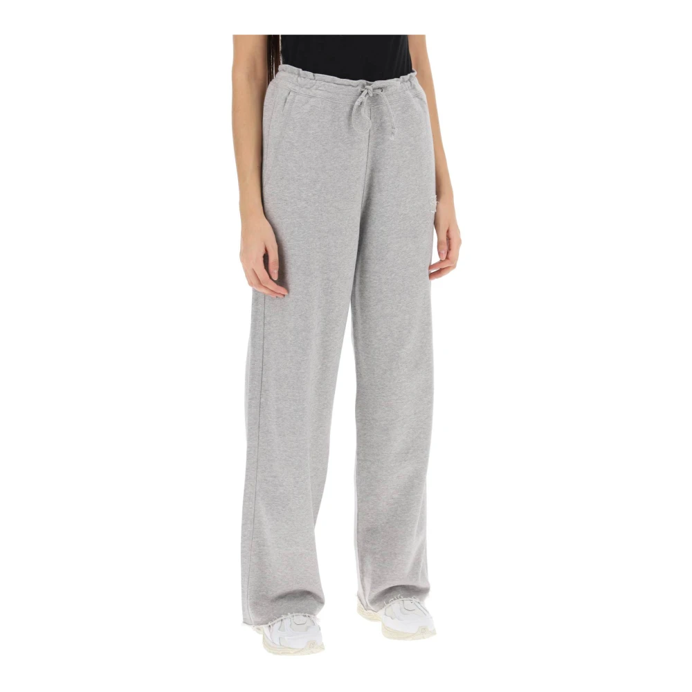 Ganni Wide Trousers Gray Dames