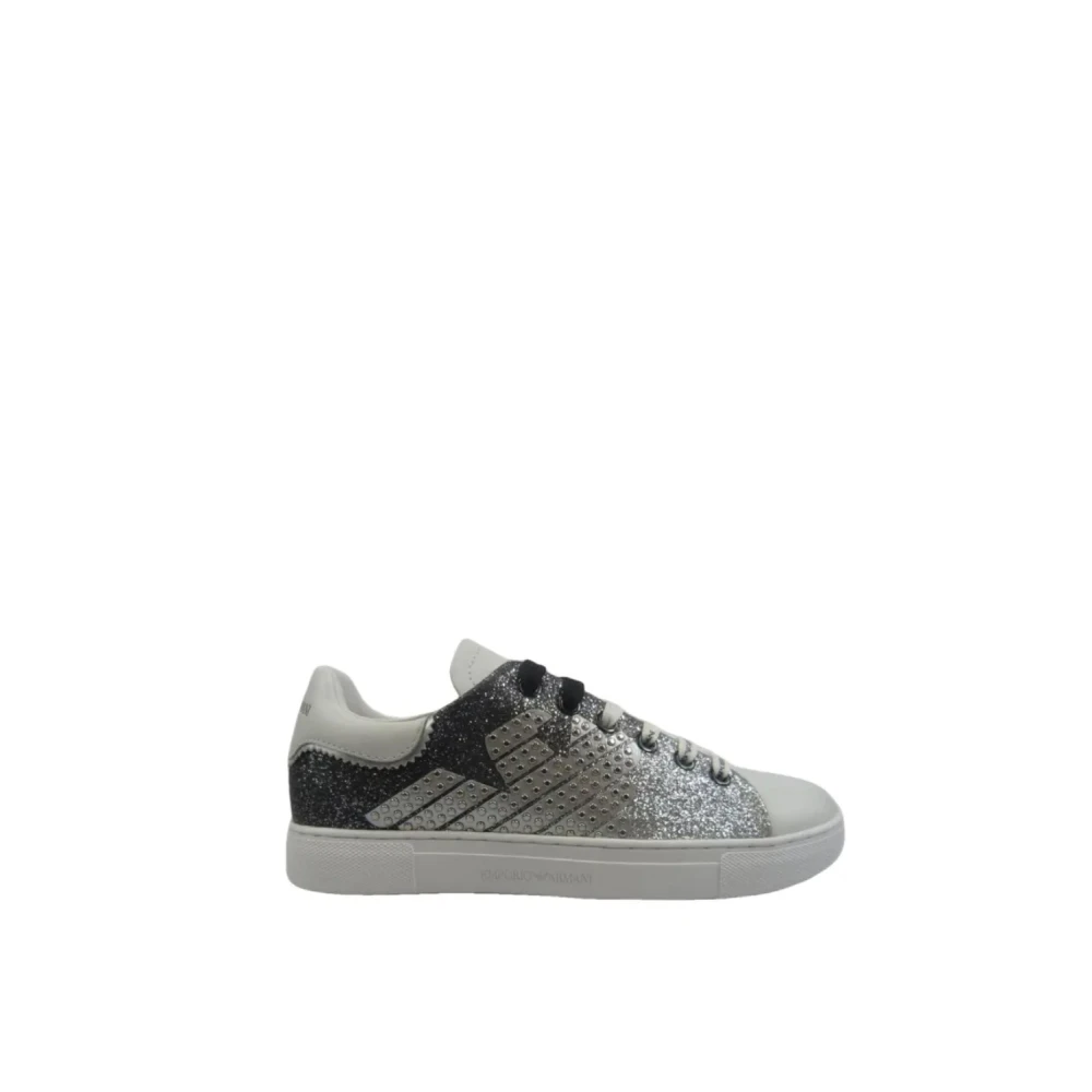 Emporio Armani Stijlvolle Witte Sneakers Dames Schoenen