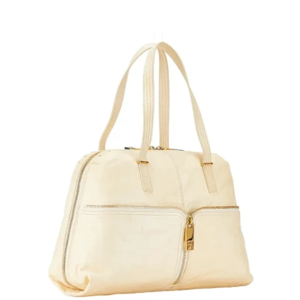 Fendi Vintage Pre-owned Fabric totes Beige Dames