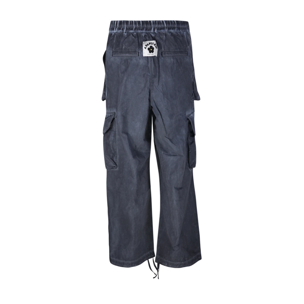 A Paper Kid Nero Black Broek Black Heren