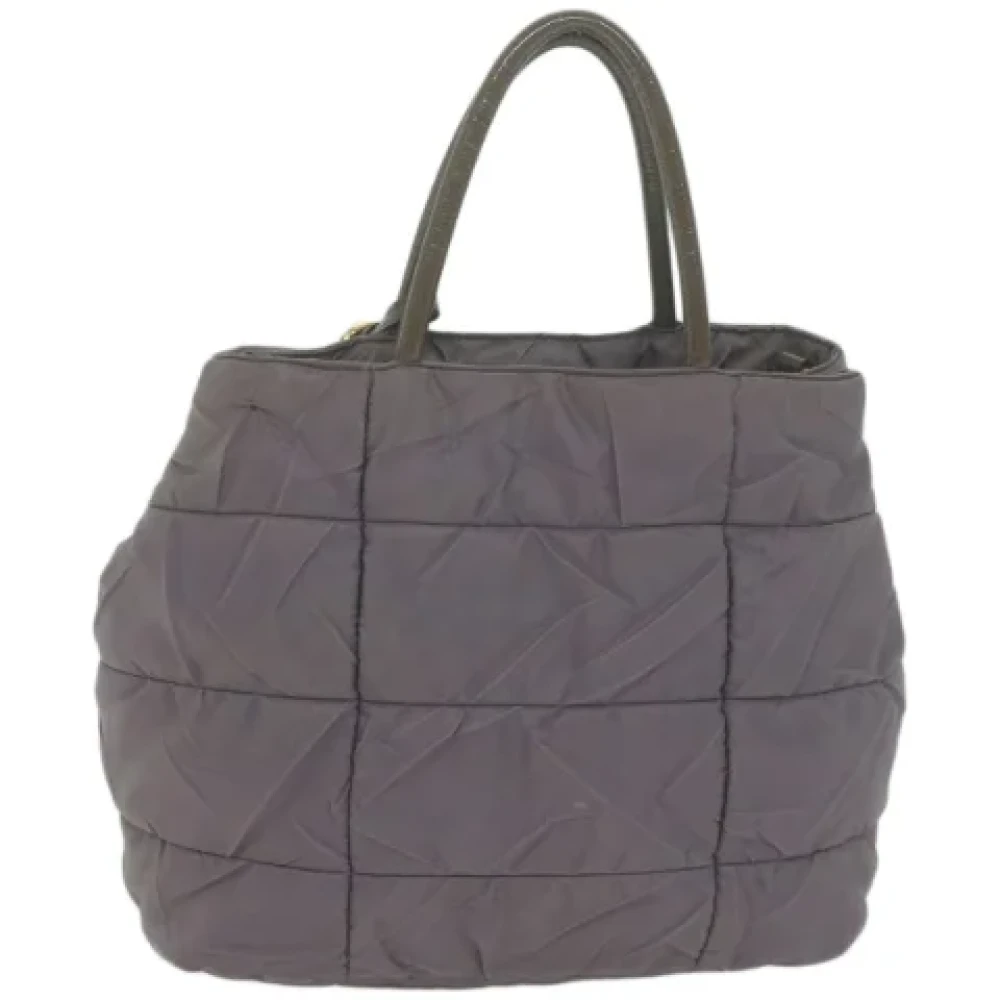 Prada Vintage Pre-owned Fabric prada-bags Purple Dames