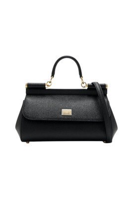 black-foldover-top-bag
