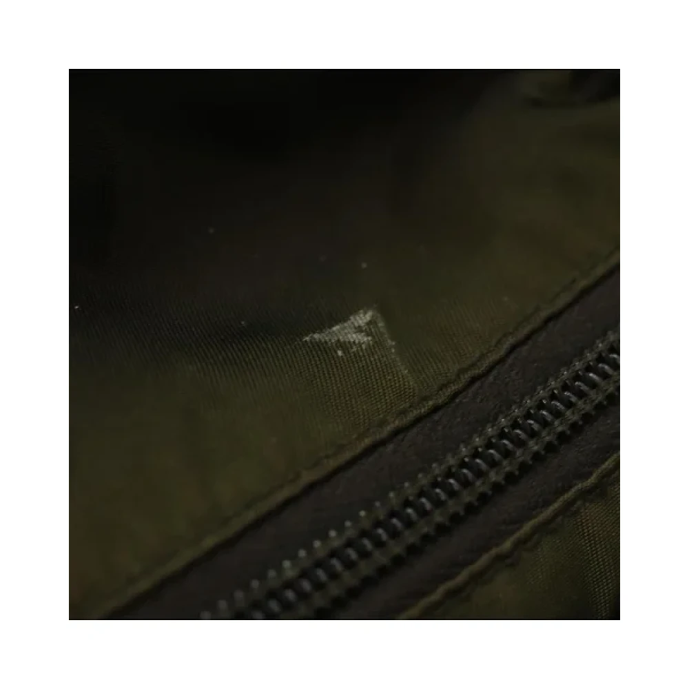 Prada Vintage Pre-owned Nylon prada-bags Green Dames