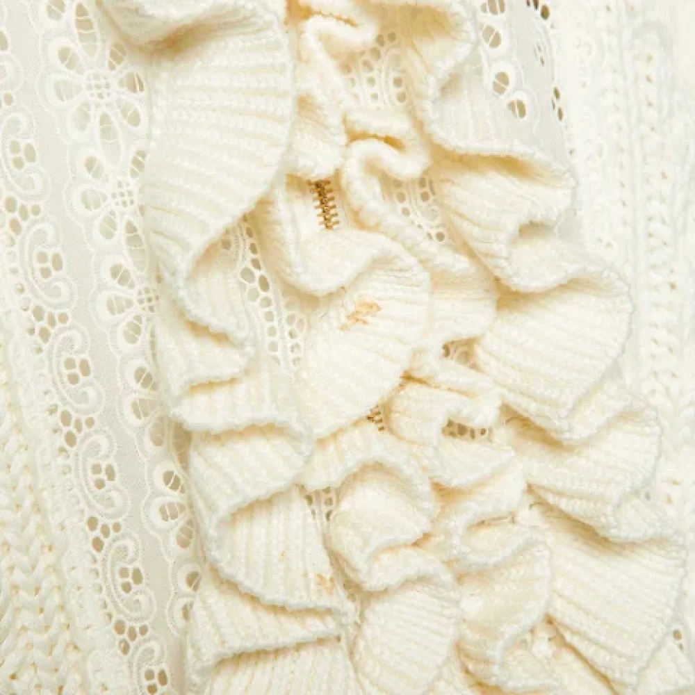 Stella McCartney Pre-owned Knit outerwear White Dames