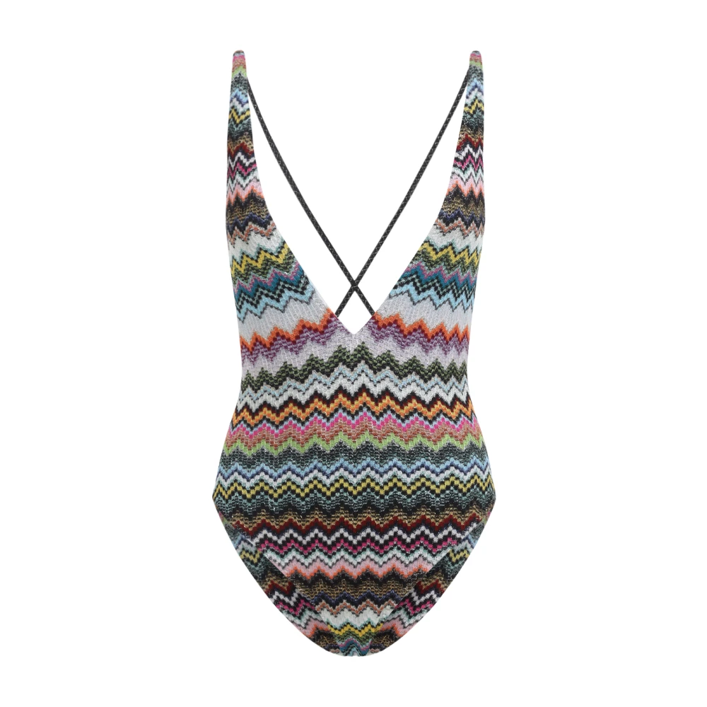 Missoni Women's Multicolor Swimsuits, S, Mc22sp03.br014f One-Piece Swimsuit