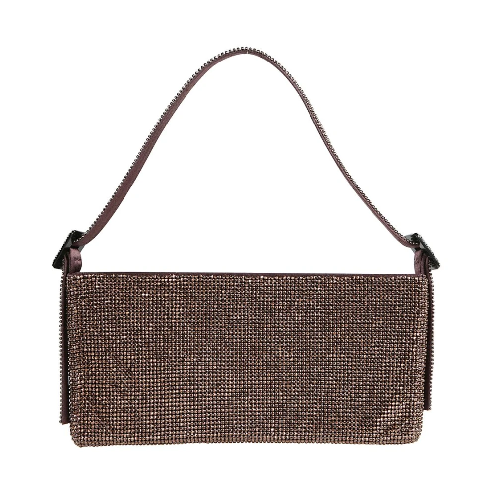 Benedetta Bruzziches Luxe zijden satijnen handtas Brown Dames