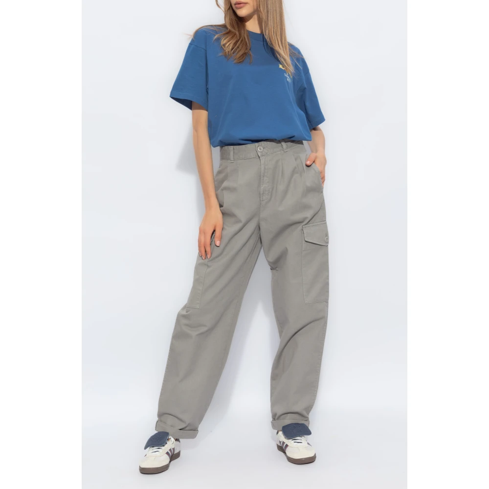 Carhartt WIP Cargo broek Gray Dames