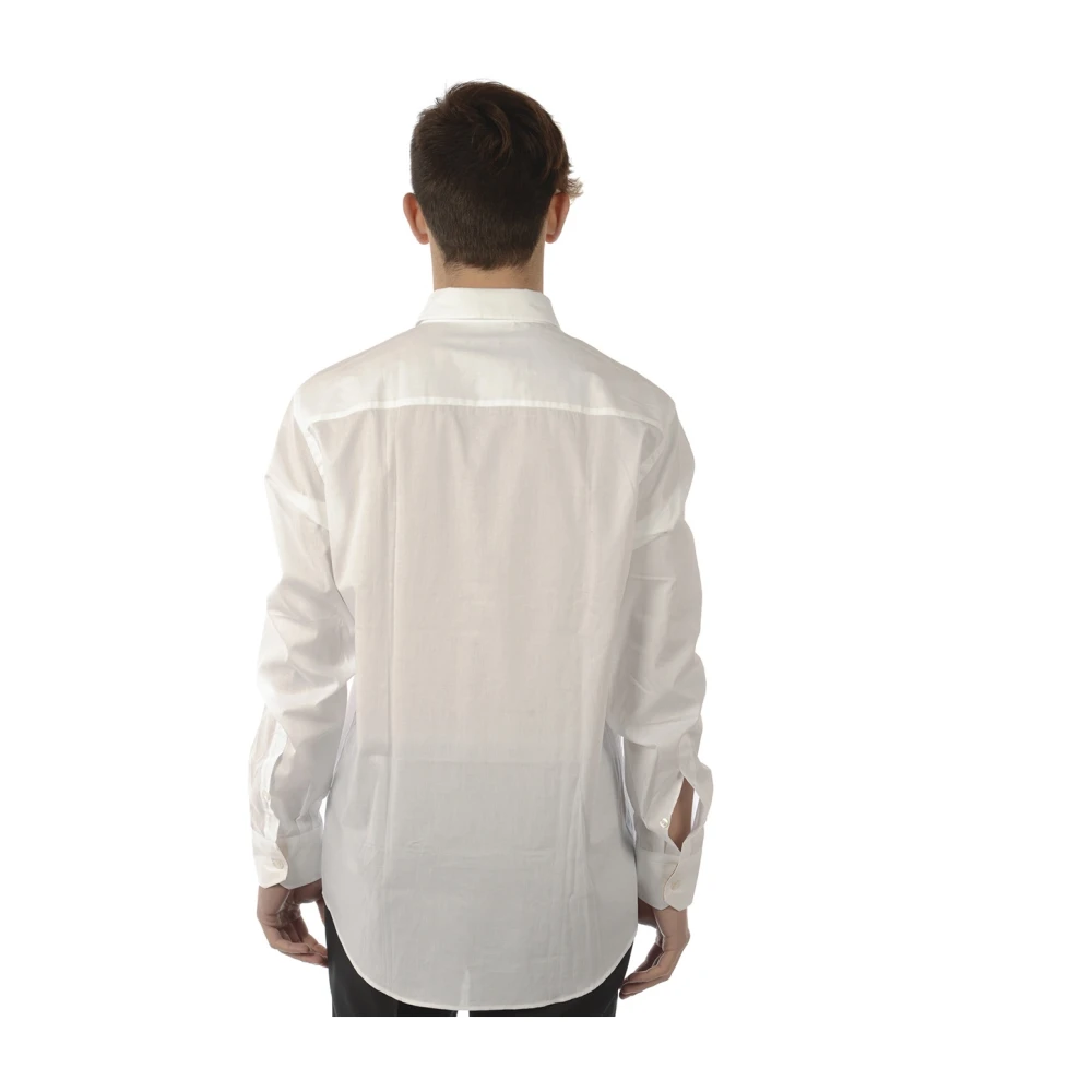 Alviero Martini 1a Classe Casual Katoenen Overhemd White Heren