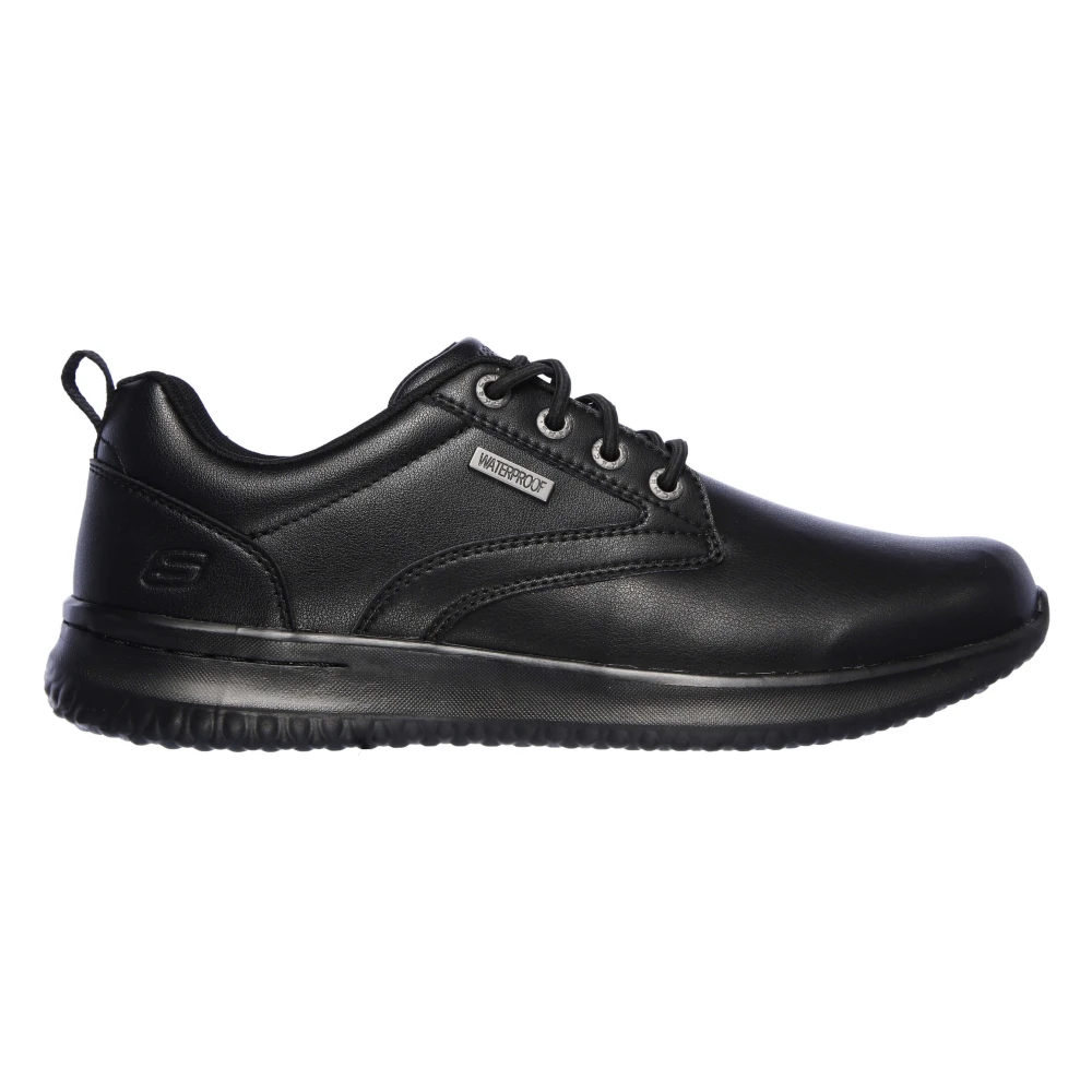 Skechers Delson- Antigo Skor Black, Herr