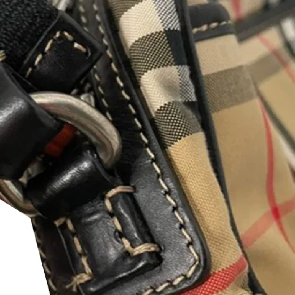Burberry Vintage Pre-owned Canvas crossbody-bags Beige Dames
