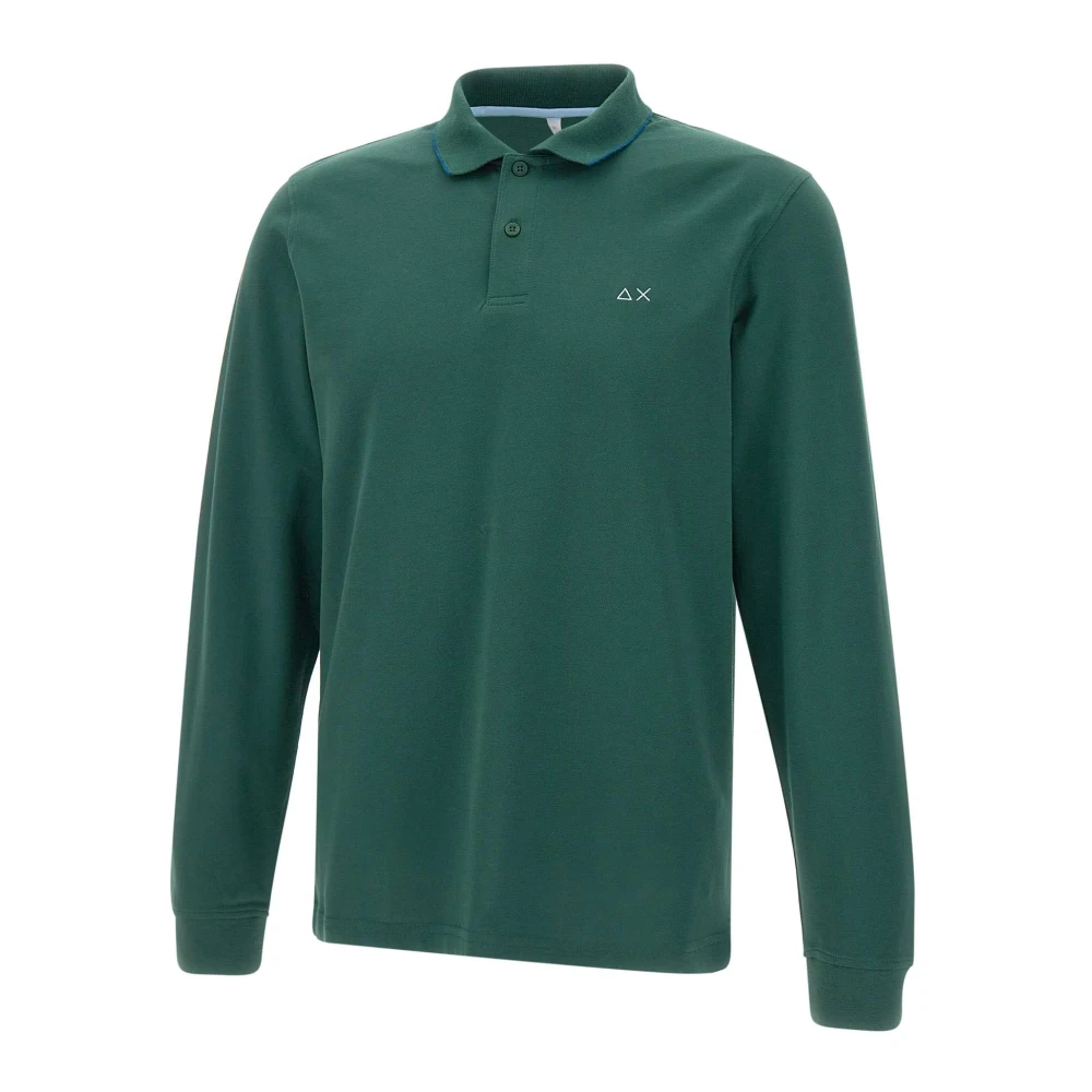 Sun68 Groene T-shirts en Polos voor Mannen Green Heren