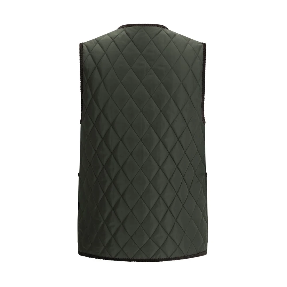 Burberry Groene Vest Buitenkant Green Heren